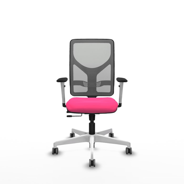 PIQUERAS Y CRESPO Silla de oficina Motilla Rosa y Gris PIQUERAS Y CRESPO Silla de oficina Motilla Rosa y Gris