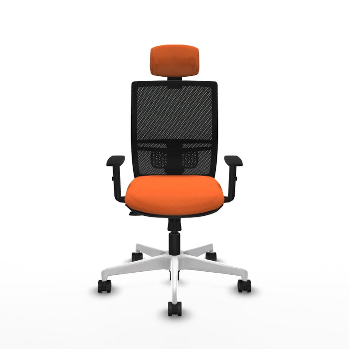 PIQUERAS Y CRESPO Silla de oficina Yunquera Naranja/Negro PIQUERAS Y CRESPO Silla de oficina Yunquera Naranja/Negro