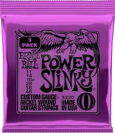 Ernieball Juego Eléctrica Slinky Purple 11-48 Tripack (3)