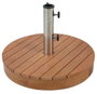 DKD Home Decor Base para Parasol de Eucalipto y Cemento Ajustable