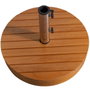 DKD Home Decor Base para Parasol de Eucalipto y Cemento Ajustable