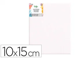 Liderpapel 0P Lienzo Grapado 100% Algodón Bordes Madera 10x15 cm Gramaje 280g/m2 Certificado