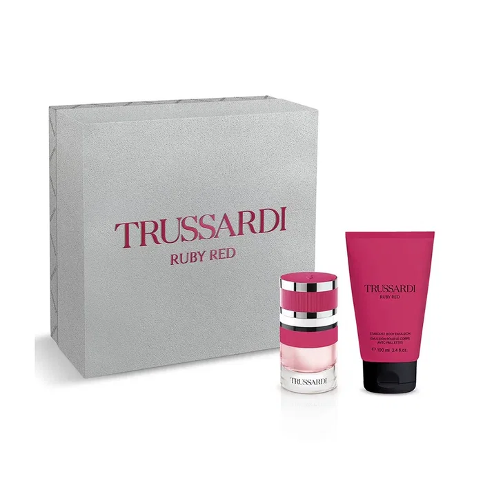 Trussardi Set Ruby Red con Eau De Parfum de 60 ml y Loción Corporal de 100 ml Trussardi Set Ruby Red con Eau De Parfum de 60 ml y Loción Corporal de 100 ml