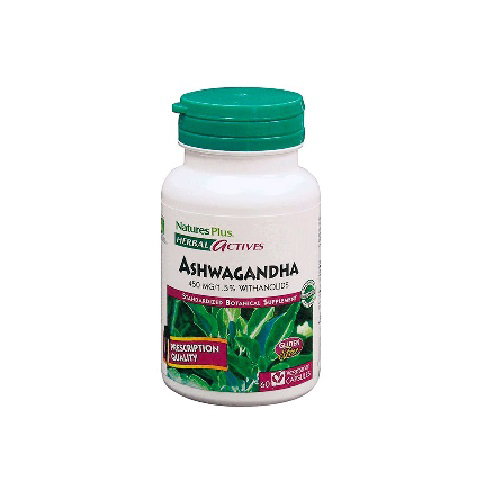Natures Plus Ashwagandha Raíz 450 mg Herbal Actives