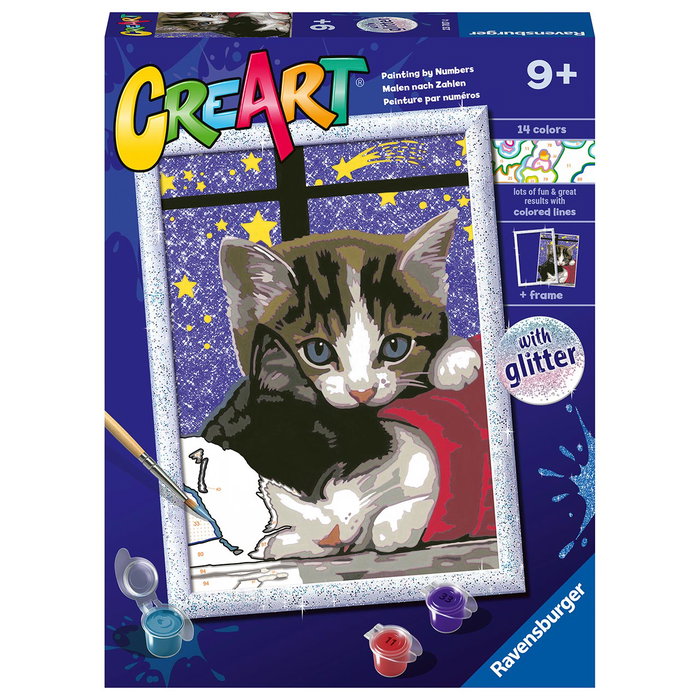 Ravensburger Creart Serie D Classic Pintura por Números con Gatitos 23707 - Actividad Creativa para Niños +9 Años