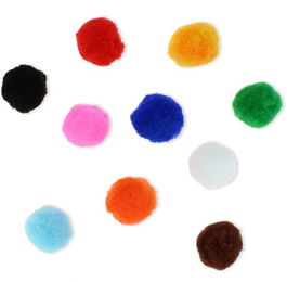 Pom Pom Smart Colores 5 Cm. Surtidos Pack De 52