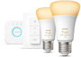 Philips Hue White Ambiance Kit de Inicio con 2 Bombillas E27 y Regulador