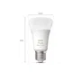 Philips Hue 8719514291812 Bombilla LED Conectada Blanca Lote 2 E27 Mando a Distancia 10.5W