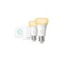 Philips Hue 8719514291812 Bombilla LED Conectada Blanca Lote 2 E27 Mando a Distancia 10.5W