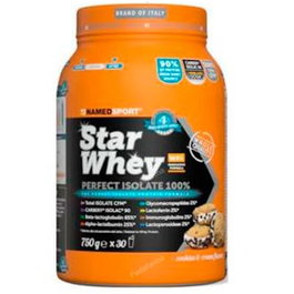NAMED SPORT Star Whey Isolate Cookies Cream 750Gr Proteína de Suero Aislado