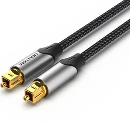 Cable de audio de fibra Óptica vention bavhn 15m gris