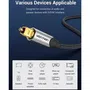 Vention BAVHN Cable de Audio de Fibra Óptica 15m Gris
