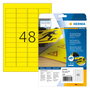HERMA Signal-Etiketten 8030 Etiquetas A4 Amarillas 1200 unidades