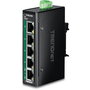 Trendnet ti-pelc50 switch no administrado fast ethernet (10/100) energÍa sobre ethernet (poe) negro