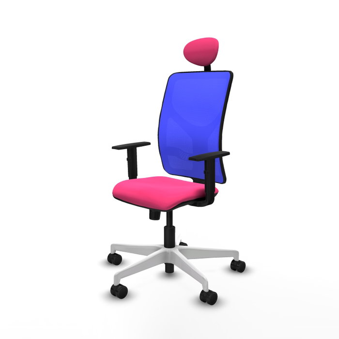 PIQUERAS Y CRESPO Silla de oficina Motilla con mecanismo Sincro, Rosa y Azul PIQUERAS Y CRESPO Silla de oficina Motilla con mecanismo Sincro, Rosa y Azul