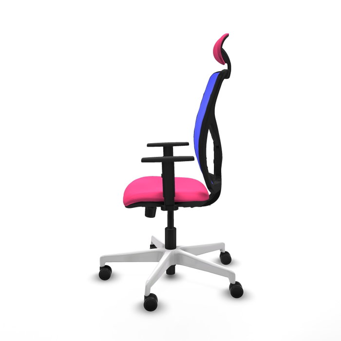 PIQUERAS Y CRESPO Silla de oficina Motilla con mecanismo Sincro, Rosa y Azul PIQUERAS Y CRESPO Silla de oficina Motilla con mecanismo Sincro, Rosa y Azul