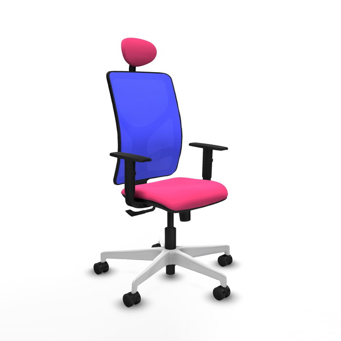 PIQUERAS Y CRESPO Silla de oficina Motilla con mecanismo Sincro, Rosa y Azul PIQUERAS Y CRESPO Silla de oficina Motilla con mecanismo Sincro, Rosa y Azul