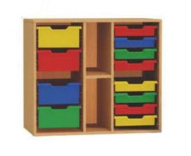 Faibo Caja de almacenaje apilable con tapa 786-04, Verde, Rectangular, 42 x 31 x 14,8 cm