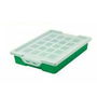 Faibo Caja de almacenaje apilable con tapa 786-04, Verde, Rectangular, 42 x 31 x 14,8 cm