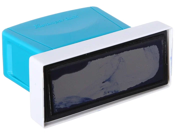 X'stamper Sello Quix Personalizable Azul 22x69 mm Q-18