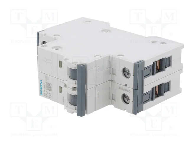 SIEMENS 5SY4216-7 Interruptor magnetotérmico 16A 2 polos 10kA SIEMENS 5SY4216-7 Interruptor magnetotérmico 16A 2 polos 10kA