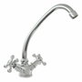 Edouard Rousseau Beverly Grifo de cocina mezclador Gris cromo