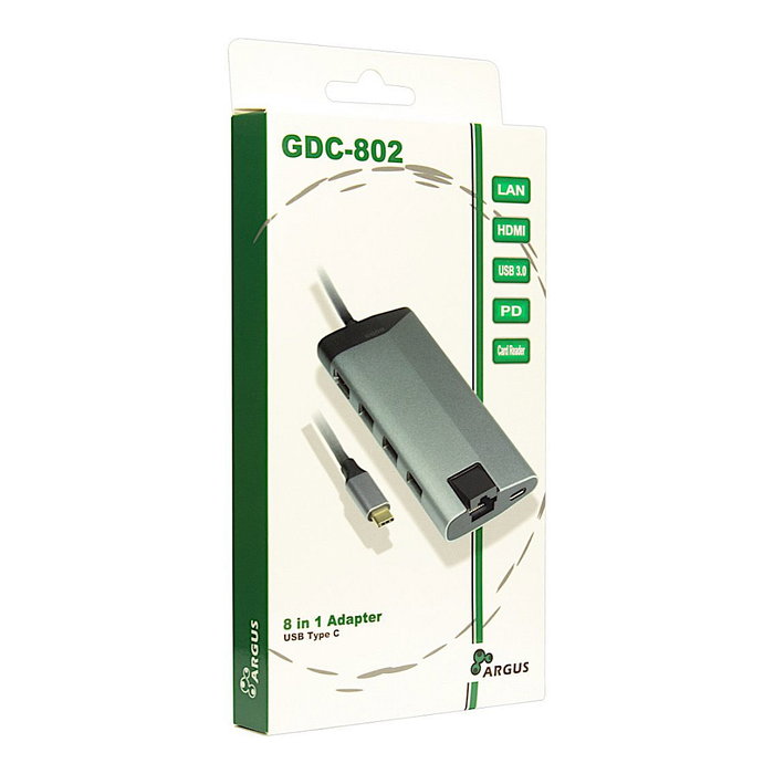 Inter-Tech Dockingstation Argus GDC-802 USB-C 1xHDMI Mobile