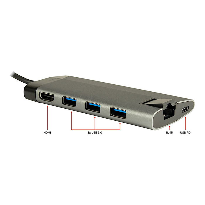 Inter-Tech Dockingstation Argus GDC-802 USB-C 1xHDMI Mobile