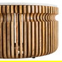 Mesa Centro Madera-Mármol Salón 80 X 80 X 42 cm