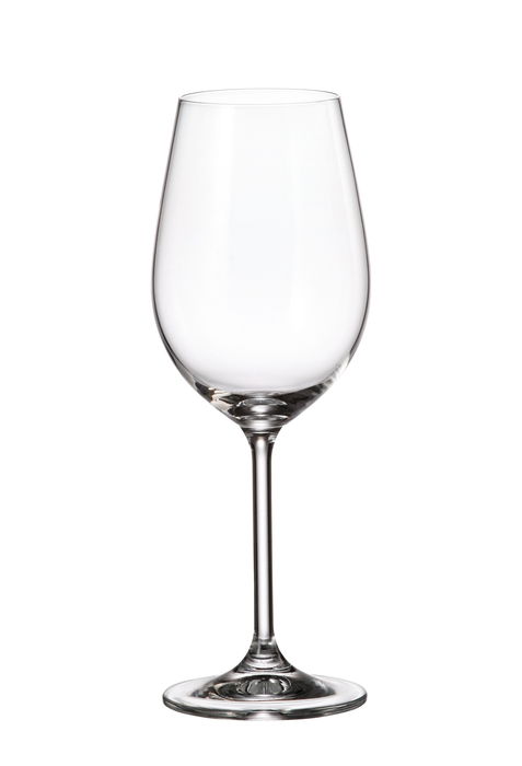 Bohemia Set de 6 Copas de Vino Blanco "Clara", 350 cc, Cristalería de Alta Calidad (4 Cajas)