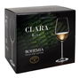Bohemia Set de 6 Copas de Vino Blanco "Clara", 350 cc, Cristalería de Alta Calidad (4 Cajas)