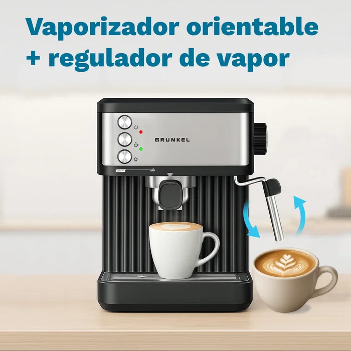 Cafetera expreso grunkel cafpresso-20aroma 850w 20 bares