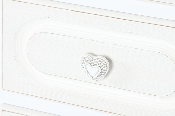 DKD Home Decor Chifonier Romántico Blanco Madera MDF 4 Cajones 100x36x40 cm DKD Home Decor Chifonier Romántico Blanco Madera MDF 4 Cajones 100x36x40 cm