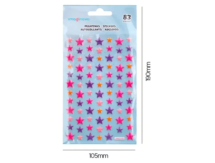 Imaginovo Pegatinas Magic Dreams con Relieve 190x105 mm en Blister Imaginovo Pegatinas Magic Dreams con Relieve 190x105 mm en Blister