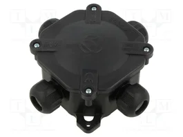 SEZ DK Caja de conexiones ACIDUR 3 IP67 Negro