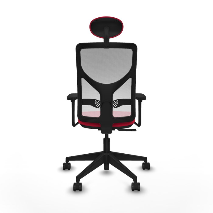 PIQUERAS Y CRESPO Silla de oficina Motilla con Mecanismo Sincro, Rojo y Blanco PIQUERAS Y CRESPO Silla de oficina Motilla con Mecanismo Sincro, Rojo y Blanco