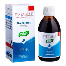 Santiveri Drenafruit 240ml - Bardana, Alcachofera, Cola de Caballo, Diente de León para Drenaje de Líquidos Corporales