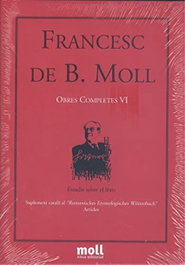Estudis sobre el lèxic, Moll Casasnovas, Francesc de Borja - MOLL EDITORIAL