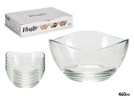 VIVALTO Bol para Apertivo Transparente Vidrio 460 ml 12x6x12 cm (Set de 48)