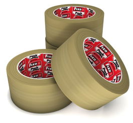 Cinta De Embalaje Fixo Pack Pp Hotmelt Rollo 66X48 Transparente (Set de 6)