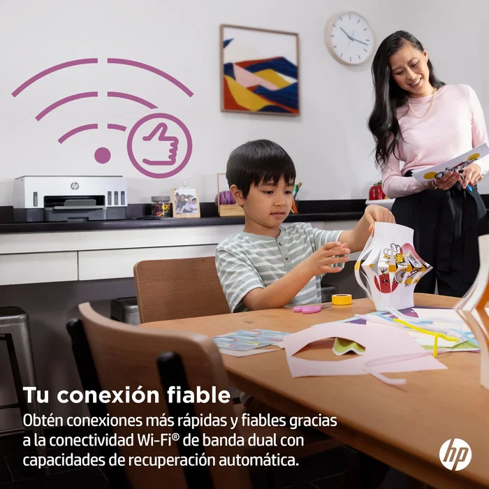 HP Impresora Multifunción Smart Tank 7005 A4 Tinta Inyección Térmica 4800x1200DPI 15ppm Wi-Fi All-in-One Copiadora Escáner Color 28B54A Light Basalt