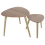 Home Deco Factory JGO. 2 Mesas Nido Triangulares