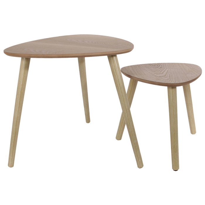 Home Deco Factory JGO. 2 Mesas Nido Triangulares