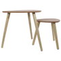Home Deco Factory JGO. 2 Mesas Nido Triangulares