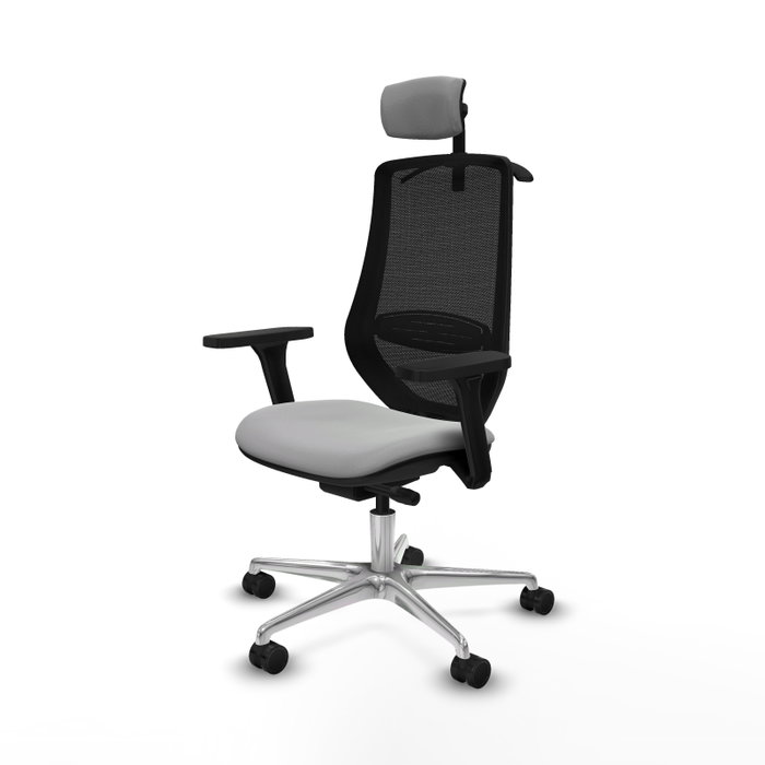PIQUERAS Y CRESPO Silla de oficina Mardos con mecanismo Sincro/Traslack, Gris claro y Negro PIQUERAS Y CRESPO Silla de oficina Mardos con mecanismo Sincro/Traslack, Gris claro y Negro