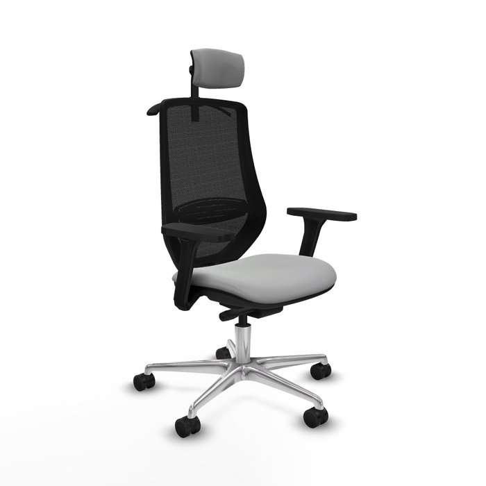 PIQUERAS Y CRESPO Silla de oficina Mardos con mecanismo Sincro/Traslack, Gris claro y Negro PIQUERAS Y CRESPO Silla de oficina Mardos con mecanismo Sincro/Traslack, Gris claro y Negro