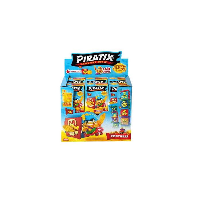 Magic Box Piratix Golden Treasure - Pirate Fortress Display 2X12