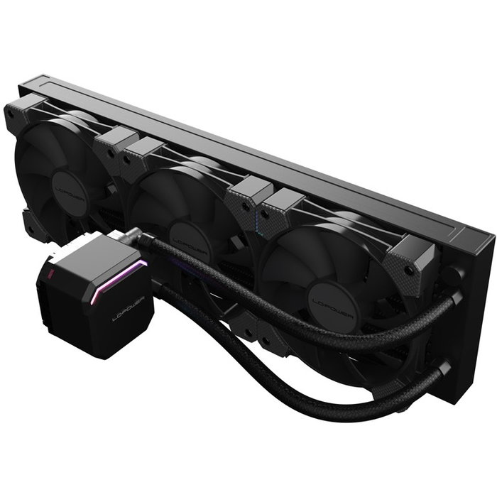 LC-Power LC-CC-360-B Cooler Refrigeración Líquida All-in-One 3 Ventiladores 12cm Negro con RGB para Procesador LC-Power LC-CC-360-B Cooler Refrigeración Líquida All-in-One 3 Ventiladores 12cm Negro con RGB para Procesador