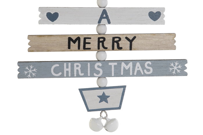 DKD Home Decor Decoración Colgante MDF Árbol Surtido 2 Colores