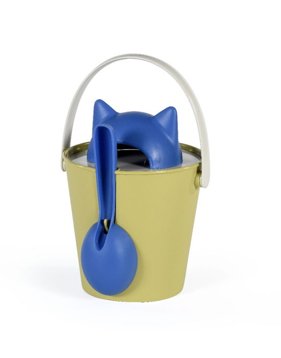 United Pets Contenedor para Comida 20 cm Dim - Alto 28 cm Azul-Amarillo Polipropileno